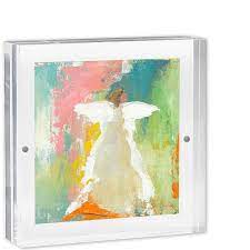 Angel Card in 5x5 Acrylic Frame - Grab & Go