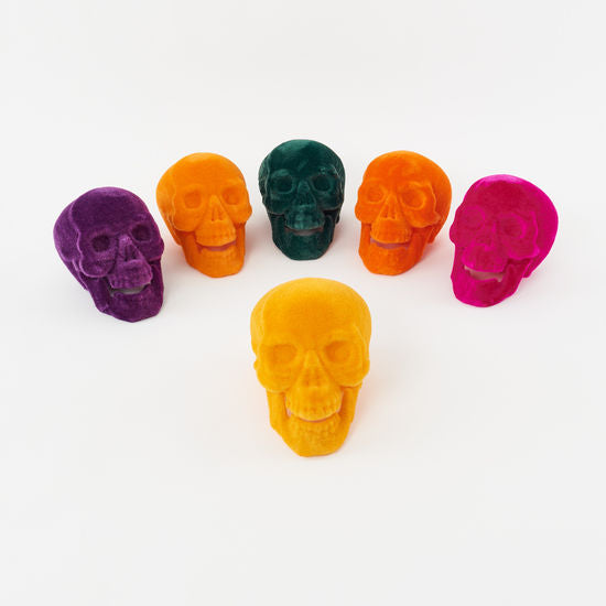 Flocked Skull