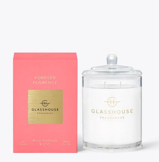 Glasshouse Triple Scented Soy Candle - Forever Florence