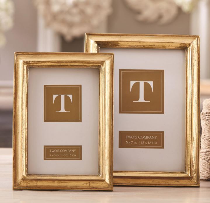 Chatelet Gold Leaf Photo Frames