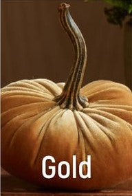 Small Velvet Pumpkin