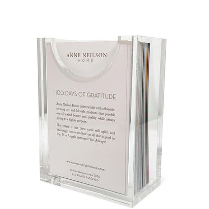 100 Days of Gratitude In Lucite Box