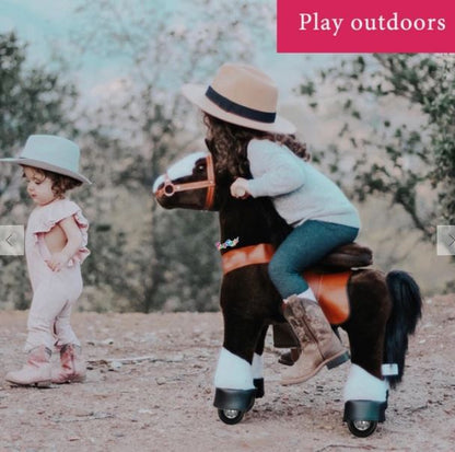 Ride-On Chocolate Brown Horse