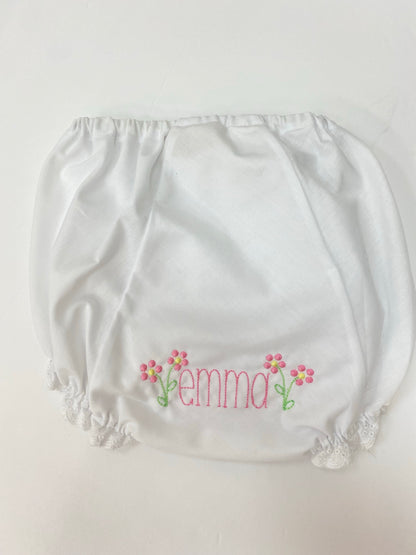 White Bloomers w/ Lace