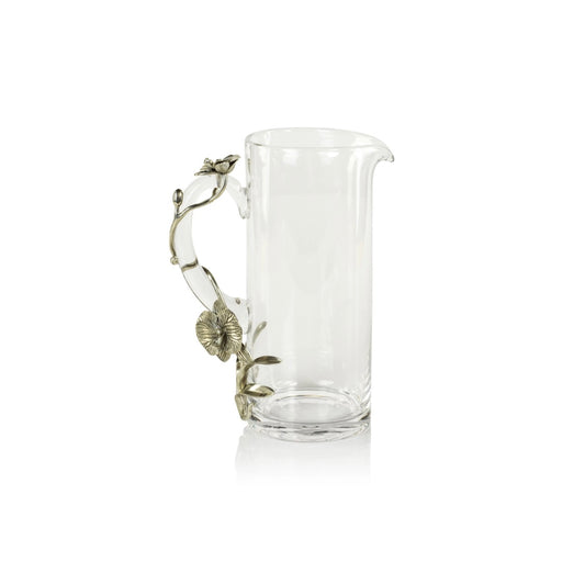 Durban Orchid Pewter & Glass Pitcher