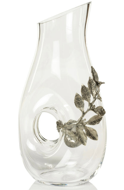 Lemon Pewter & Glass off Center Pitcher