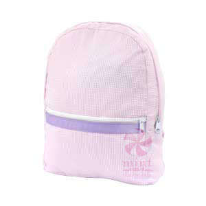 Seersucker Medium Backpack