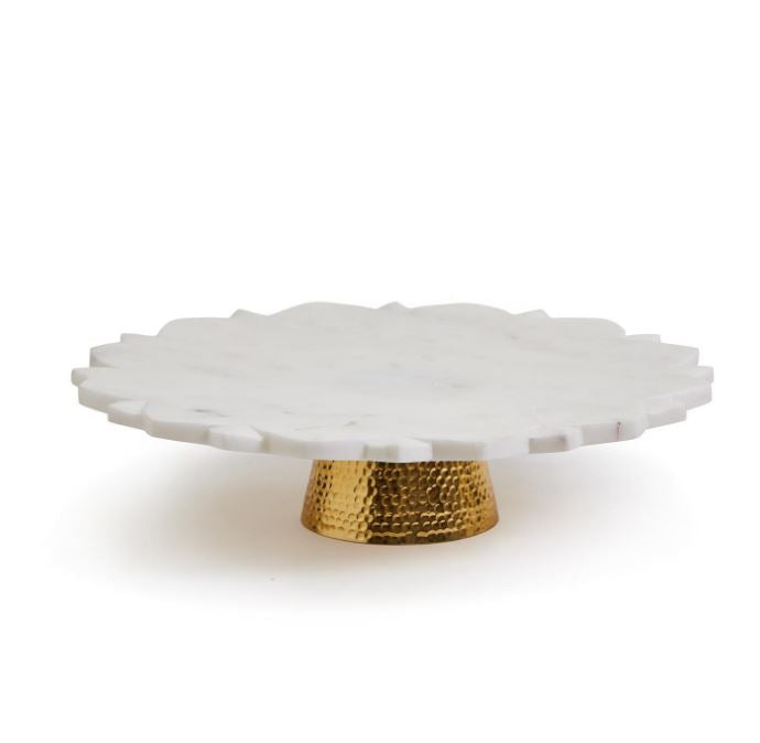 Marble Pedestal Platter