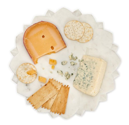 Marble Pedestal Platter