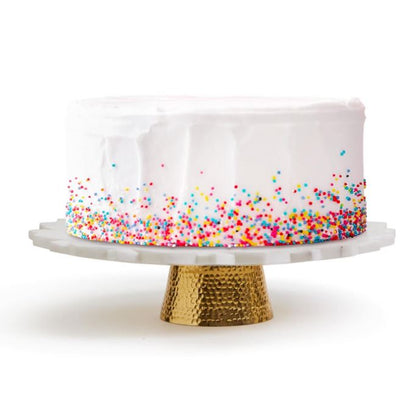 Marble Pedestal Platter