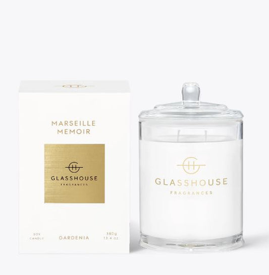 Glasshouse Triple Scented Soy Candle - MARSEILLE MEMOIR