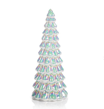 LED White Rainbow Luster Tree