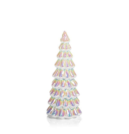 LED White Rainbow Luster Tree