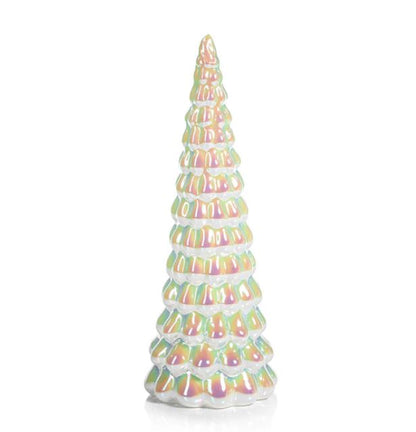 LED White Rainbow Luster Tree