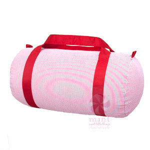Medium Seersucker Duffel