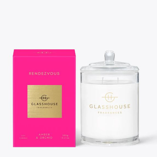 Glasshouse Triple Scented Soy Candle - RENDEZVOUS