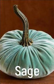 Small Velvet Pumpkin