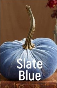 Small Velvet Pumpkin