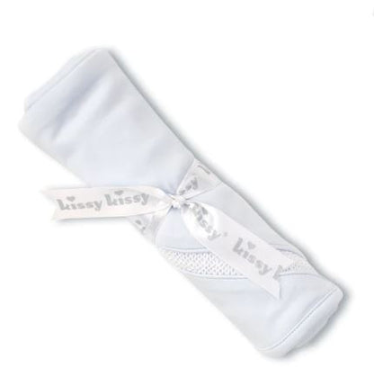 Kissy Kissy Hand Smocked CLB Charmed Blanket