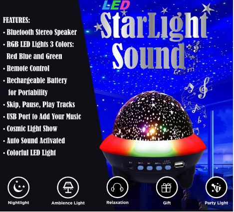 Starlight Sounds Bluetooth Speaker