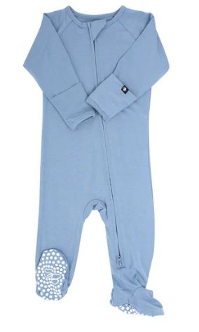 Sweet Bamboo Zipper Footie
