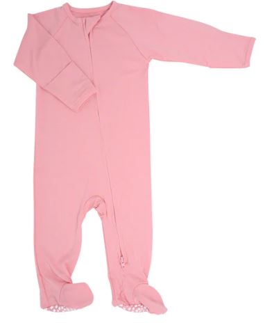Sweet Bamboo Zipper Footie