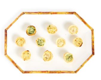 Octagonal Bamboo Tray