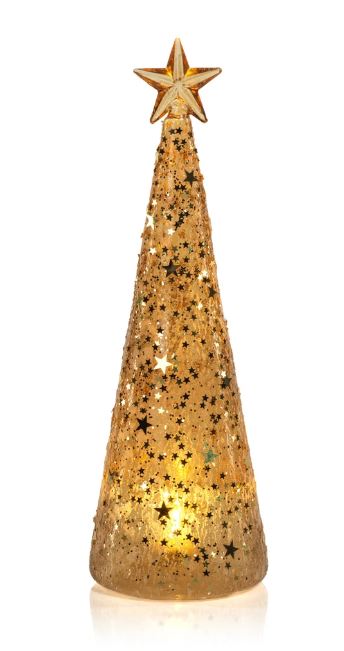 Twinkle LED Deco Gold Tree