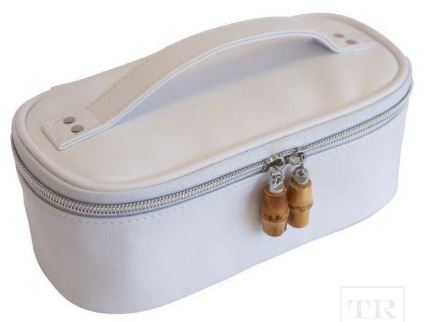 Getaway Cosmetic Bag in White
