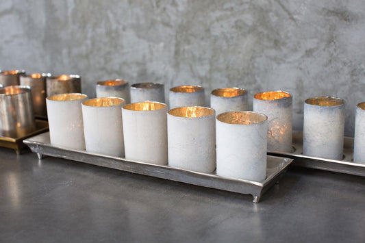 Beautiful Silver Candle Tray