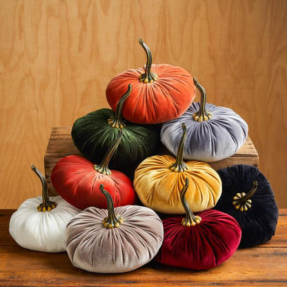 XL Velvet Pumpkins