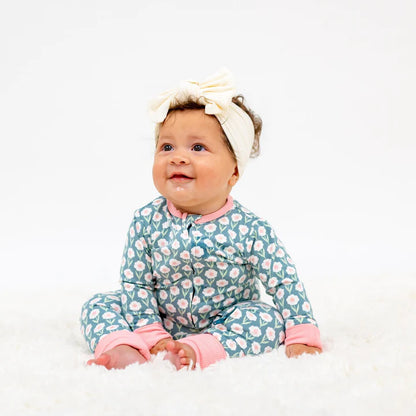 Sweet Bamboo Zipper Romper