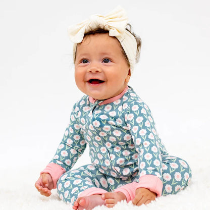 Sweet Bamboo Zipper Romper