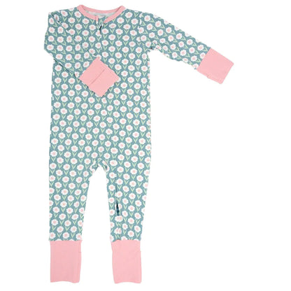 Sweet Bamboo Zipper Romper